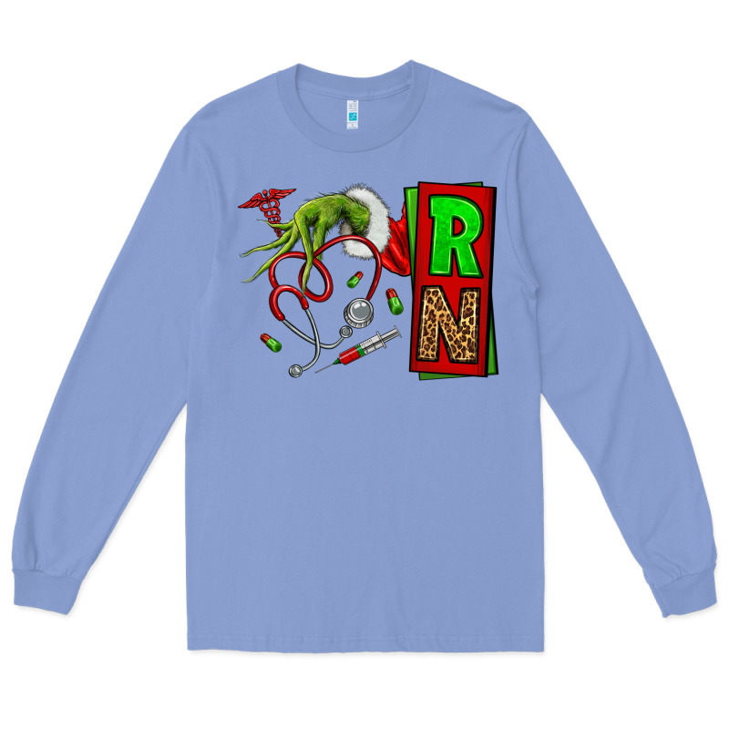 Christmas Character  Nurse Long Sleeve Tee by NancyCooperArtShop | Teevron