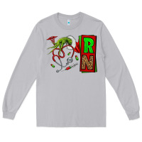 Moon Dust Christmas Character  Nurse Long Sleeve Tee - NancyCooperArtShop