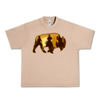 Bison Silhouette Cowboy Urban Heavy Tee | Teevron