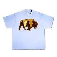 Grape Ice Bison Silhouette Cowboy Urban Heavy Tee - Bettercallsaul