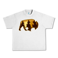 Lunar Rock Bison Silhouette Cowboy Urban Heavy Tee - Bettercallsaul