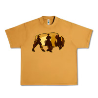 Peanut Butter Bison Silhouette Cowboy Urban Heavy Tee - Bettercallsaul