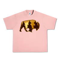 Salmon Bison Silhouette Cowboy Urban Heavy Tee - Bettercallsaul