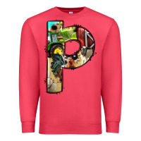 Cardinal farm life alphabet lowercase letters p Premium Sweatshirt - BundleAndBundleShop
