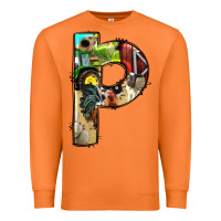 Carrot farm life alphabet lowercase letters p Premium Sweatshirt - BundleAndBundleShop