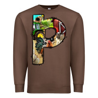 Chestnut farm life alphabet lowercase letters p Premium Sweatshirt - BundleAndBundleShop