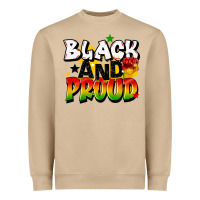 Mushroom black and proud Heavyweight Sweatshirt - CowGirlArtShop
