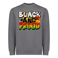 Storm black and proud Heavyweight Sweatshirt - CowGirlArtShop