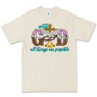 Bone with god all things are possible Premium Tee - NancyCooperArtShop