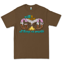Cacao with god all things are possible Premium Tee - NancyCooperArtShop