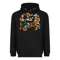 Black Cat  Mama Heavyweight Hoodie - FaDigitalArtStudio