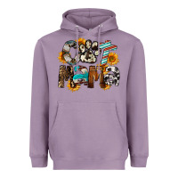 Lavender Cat  Mama Heavyweight Hoodie - FaDigitalArtStudio