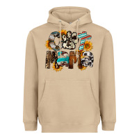 Mushroom Cat  Mama Heavyweight Hoodie - FaDigitalArtStudio