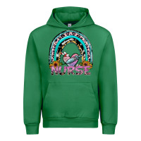 Emerald nurse rainbow Urban Hoodie - SublimationCraftShop