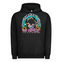 Pigment Black nurse rainbow Urban Hoodie - SublimationCraftShop