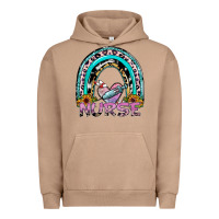 Pigment Burro nurse rainbow Urban Hoodie - SublimationCraftShop