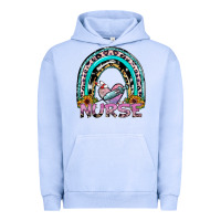 Pigment Grape Ice nurse rainbow Urban Hoodie - SublimationCraftShop