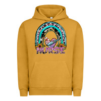 Pigment Peanut Butter nurse rainbow Urban Hoodie - SublimationCraftShop