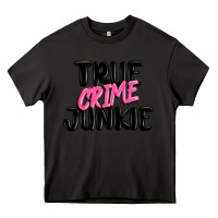 Asphalt true crime junkie Heavy Core Tee - MaliasSmallBusiness