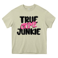 Mossy true crime junkie Heavy Core Tee - MaliasSmallBusiness