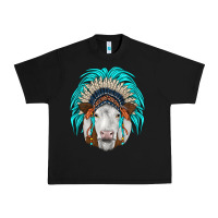 Black simmental indian headdress Urban Heavy Tee - JahusDesignShop