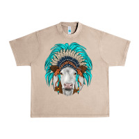 French Oak simmental indian headdress Urban Heavy Tee - JahusDesignShop