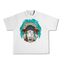 Lunar Rock simmental indian headdress Urban Heavy Tee - JahusDesignShop