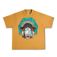 Peanut Butter simmental indian headdress Urban Heavy Tee - JahusDesignShop