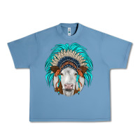 Pebble Blue simmental indian headdress Urban Heavy Tee - JahusDesignShop