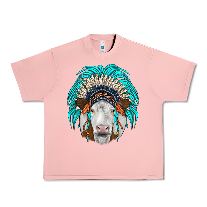 Simmental Indian Headdress Urban Heavy Tee by JahusDesignShop | Teevron