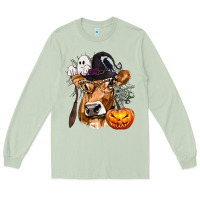 Matcha Boo Heifer Cow Halloween Long Sleeve Tee - texasbilliewilder