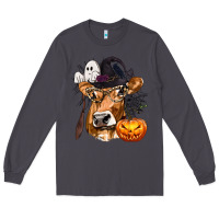 Smoke Boo Heifer Cow Halloween Long Sleeve Tee - texasbilliewilder