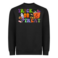 Black trick or treat Heavyweight Sweatshirt - CowGirlArtShop