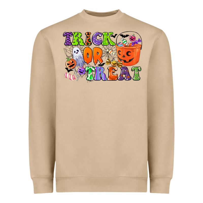 Trick Or Treat Heavyweight Sweatshirt by CowGirlArtShop | Teevron
