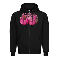 Black Cancer Pumpkins Zipper Hoodie - FaDigitalArtStudio
