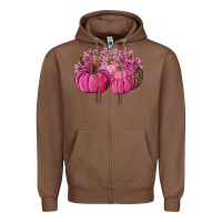 Chestnut Cancer Pumpkins Zipper Hoodie - FaDigitalArtStudio