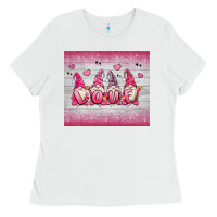 White valentine's day gnomes Ladies Tee - MaliasSmallBusiness