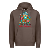 Coffee Dental Office Manager cold drink frappe Premium Hoodie - FaDigitalArtStudio