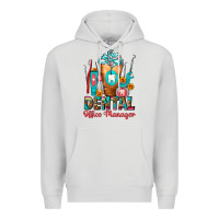 Dove Grey Dental Office Manager cold drink frappe Premium Hoodie - FaDigitalArtStudio