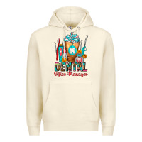 Sandshell Dental Office Manager cold drink frappe Premium Hoodie - FaDigitalArtStudio