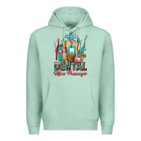 Seafoam Dental Office Manager cold drink frappe Premium Hoodie - FaDigitalArtStudio