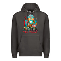 Smoke Dental Office Manager cold drink frappe Premium Hoodie - FaDigitalArtStudio