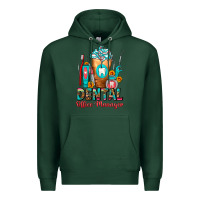 Sports Green Dental Office Manager cold drink frappe Premium Hoodie - FaDigitalArtStudio