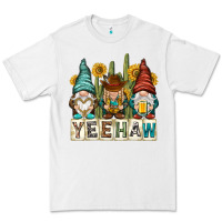 White yeehaw with gnomies Premium Tee - NancyCooperArtShop