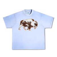 Grape Ice Cowhide Bison Silhouette Urban Heavy Tee - Bettercallsaul
