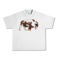 Lunar Rock Cowhide Bison Silhouette Urban Heavy Tee - Bettercallsaul