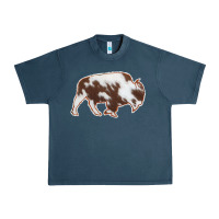 Midnight Navy Cowhide Bison Silhouette Urban Heavy Tee - Bettercallsaul