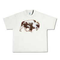 Pistachio Cowhide Bison Silhouette Urban Heavy Tee - Bettercallsaul