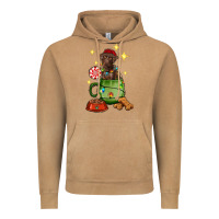 Vintage Camel Christmas coffee cup with Labrador Vintage Hoodie - RanaPortraitStore