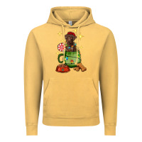 Vintage Mustard Christmas coffee cup with Labrador Vintage Hoodie - RanaPortraitStore